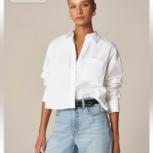 J. Crew White Button Down Shirt for Women
